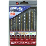 Hexagonal Shank Combination Drill Blade Set (10-Piece Set)