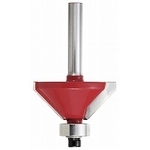 Carbide Trimmer / Router Bit, Chamfering Bit 45° 35 mm TRBP-32