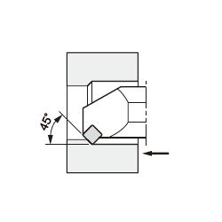 Inner Diameter Boring Bar CSSN Type (Inner Diameter Machining / Chamfering)