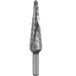 Spiral Step Drill (Non-coated Cobalt High-Speed Steel)