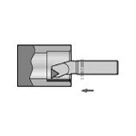 CORO-TURN 107 Carbide Boring Bit for Positive Tips