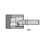 CORO-TURN 107 Carbide Vibration-proof Boring Bit for Positive Tips