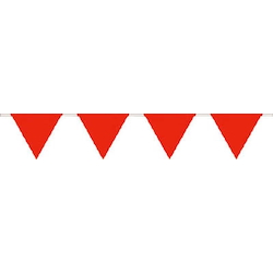 Rope triangle sign red plain/yellow plain