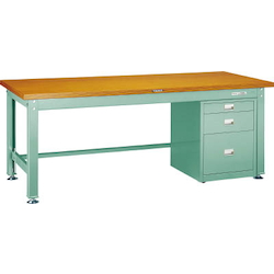 Medium Work Bench with Side Cabinet Steel Tabletop Average Load (kg) 2000