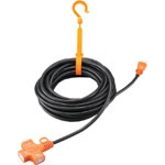 Multi-Tap Extension Cord with Retainer