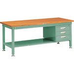 Medium Work Bench with 3-Shelf Cabinet Average Load (kg) 2000