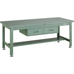 Medium Work Bench with 2 Side by Side Drawers Average Load (kg) 2000