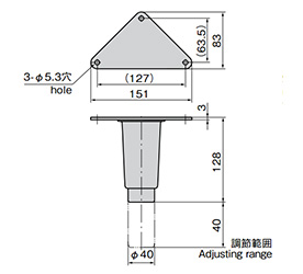 Stainless-steel leveling mount K-1794: Related images