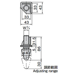 Stainless-steel leveling mount K-1794: Related images